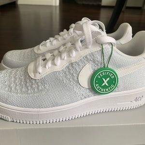 Nike Air Force 1 Flyknit 2 White Pure Platinum